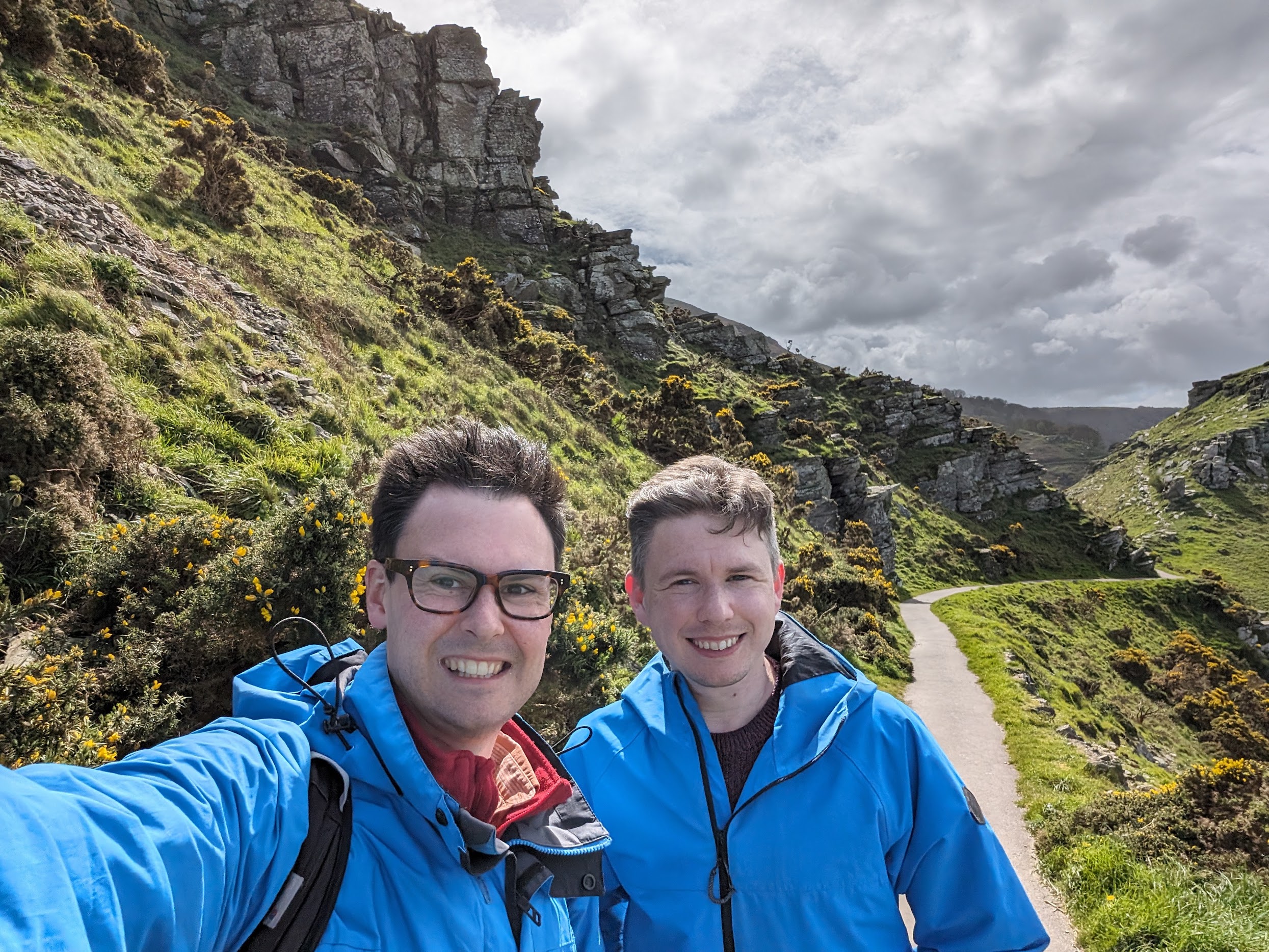 Myself and Stephen in Exmoor