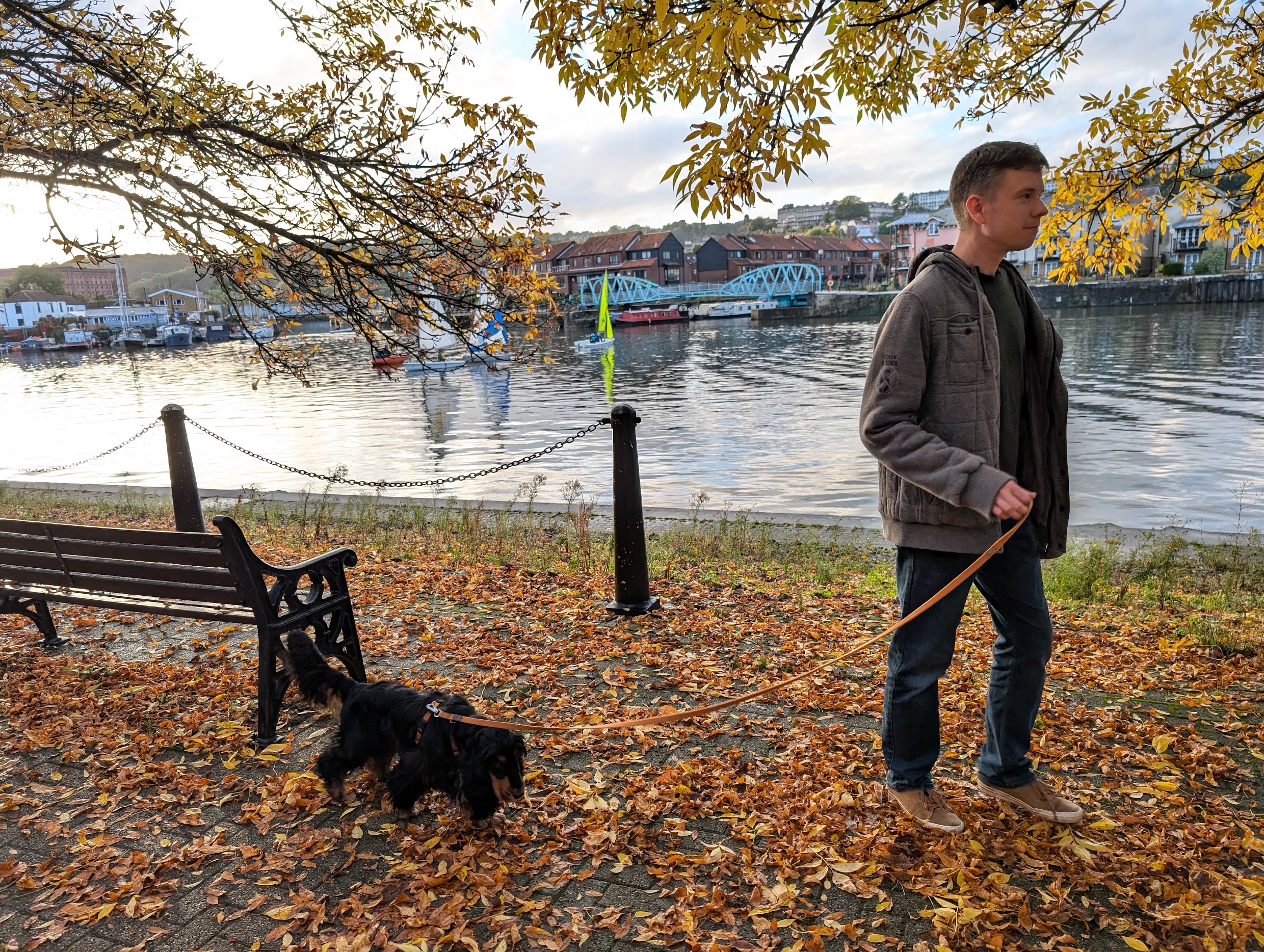 Stephen back home in Autumnal Bristol